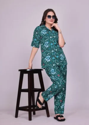 Sea Green Ladies Co-Ord Set