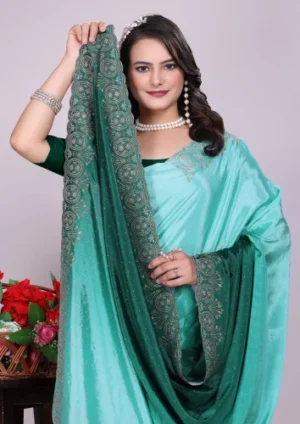 SWAROSKI DIAMONDS PADING SAREES