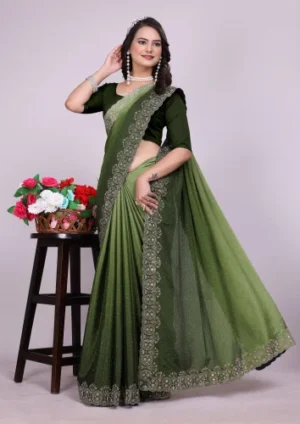 SWAROSKI DIAMONDS PADING SAREES