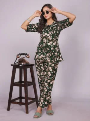 Green Ladies Co-Ord Set